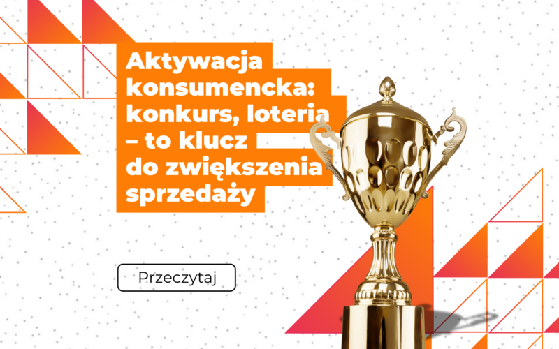 grafika z jasnym tłem i złotym pucharem, nazwa artykułu na pomarańczowym tle